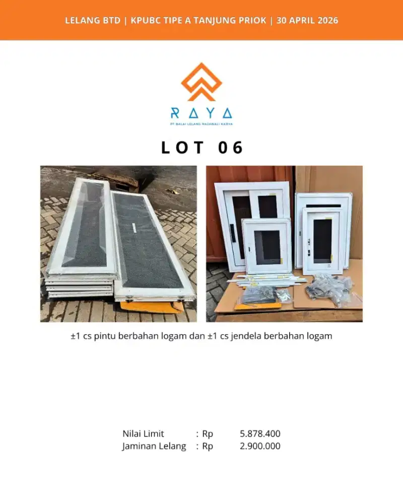 PINTU DAN JENDELA BERBAHAN LOGAM