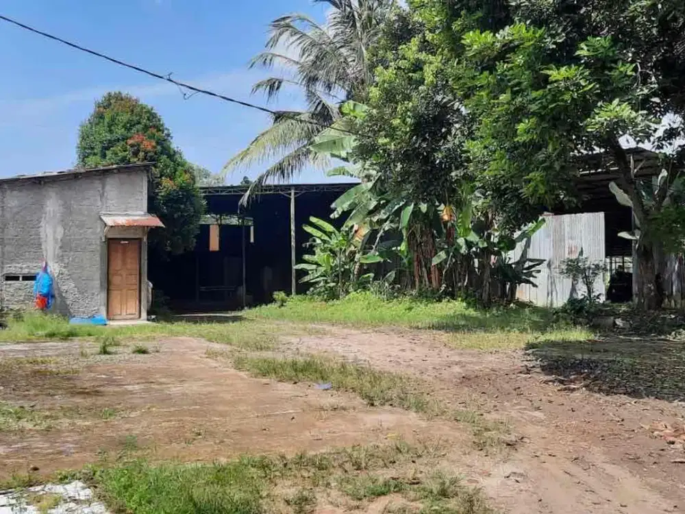 Sewa Fleksibel! Tanah & Gudang Rumpin Pinggir Jalan