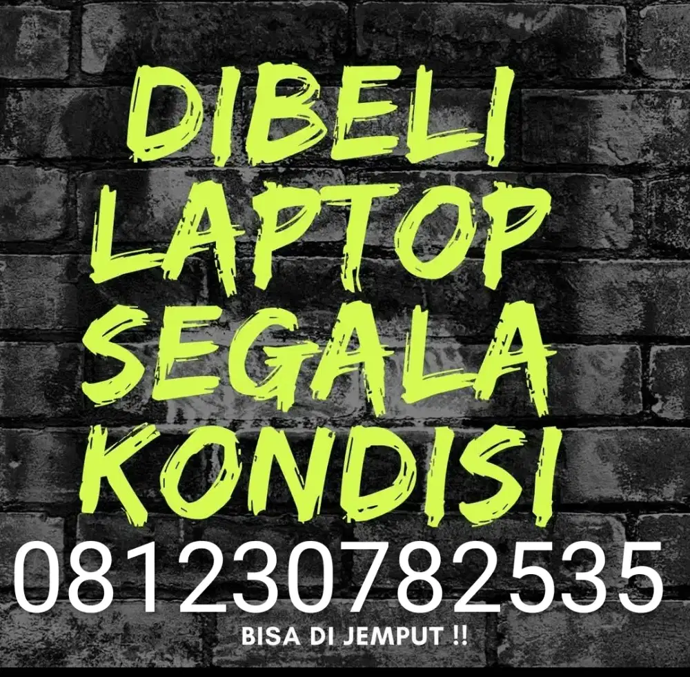 Laptop macbook rusak mati pecah saya beli cash