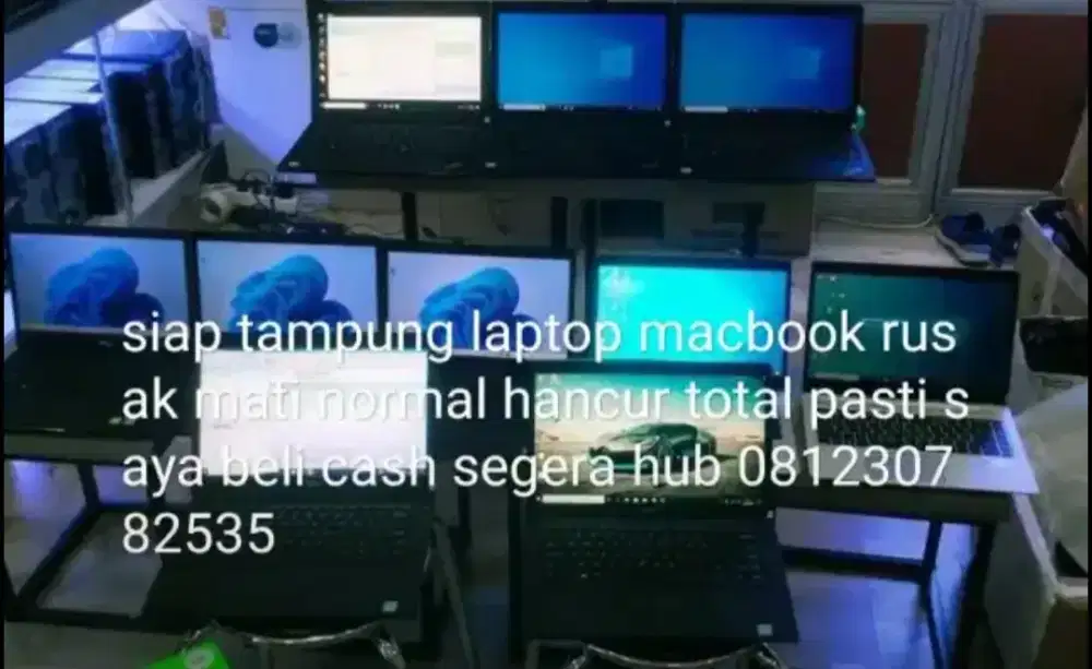 Nganggur TDK terpakai laptop macbook rusak mati pecah saya beli cash