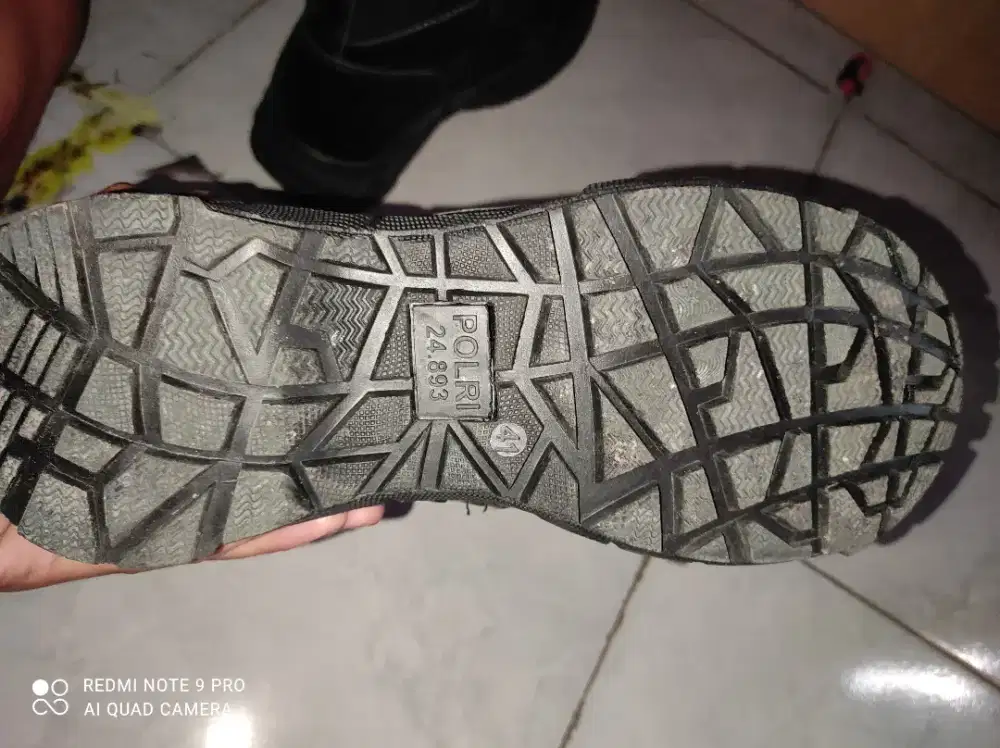sepatu PDL polri