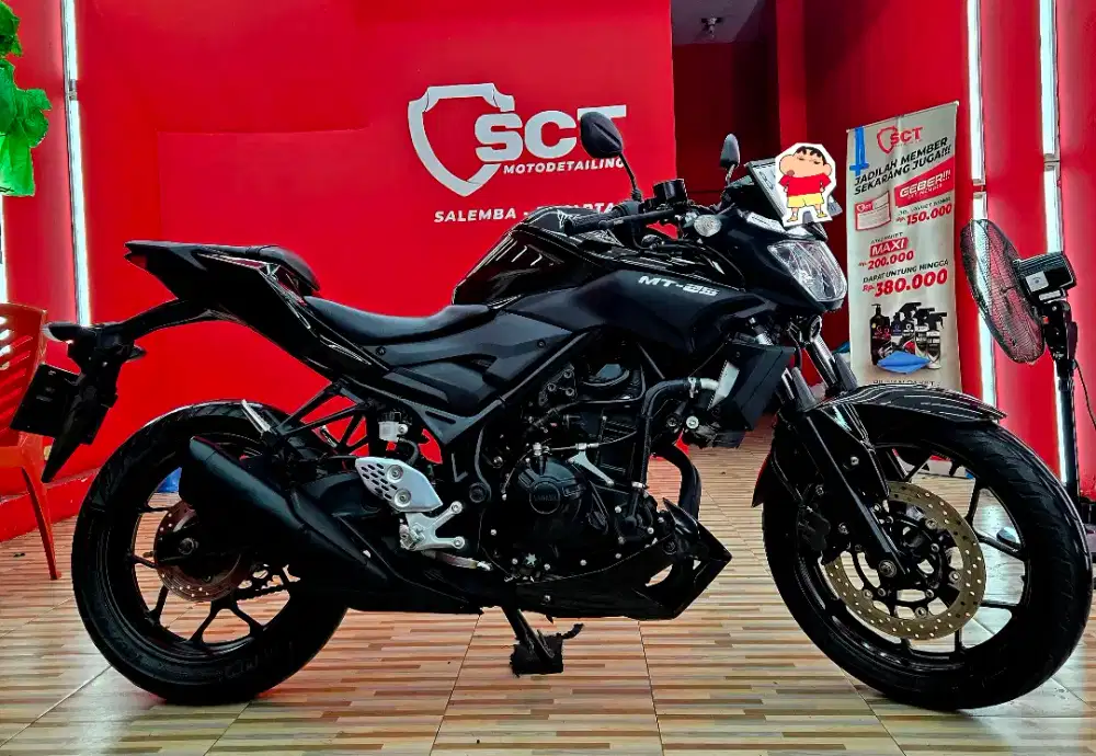 JualCpt90%LikeNew KM6Rb YAMAHA MT25 2019 HITAM MT 25