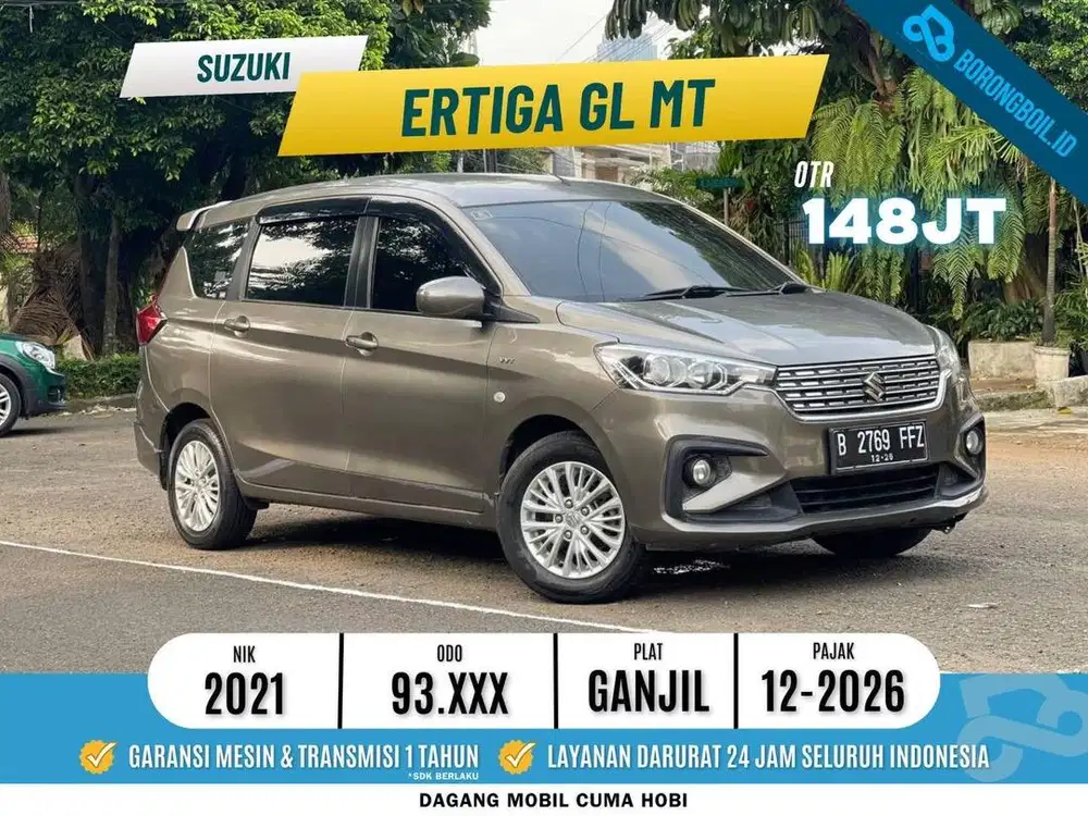 TERMURAH!!ERTIGA GL MT 2021 SIAP PAKAI