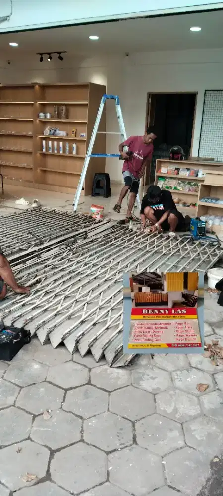 2.3.0 service pintu folding gate + rolling door,,cocok kami kerjakan