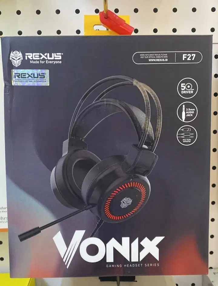 Rexus Headphone F27 Gaming Vonix
