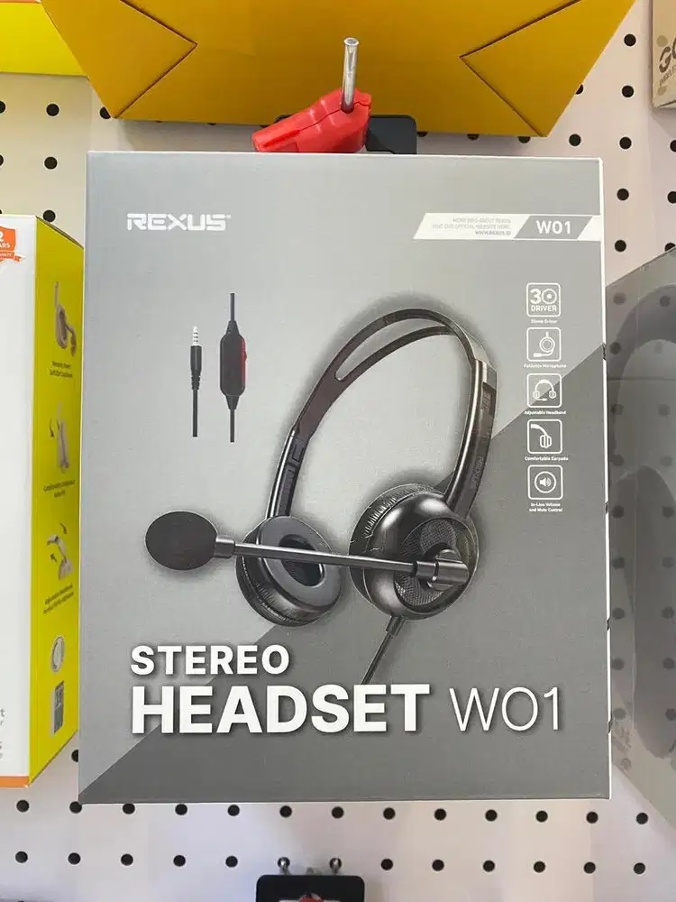 Rexus Headphone W01 Black