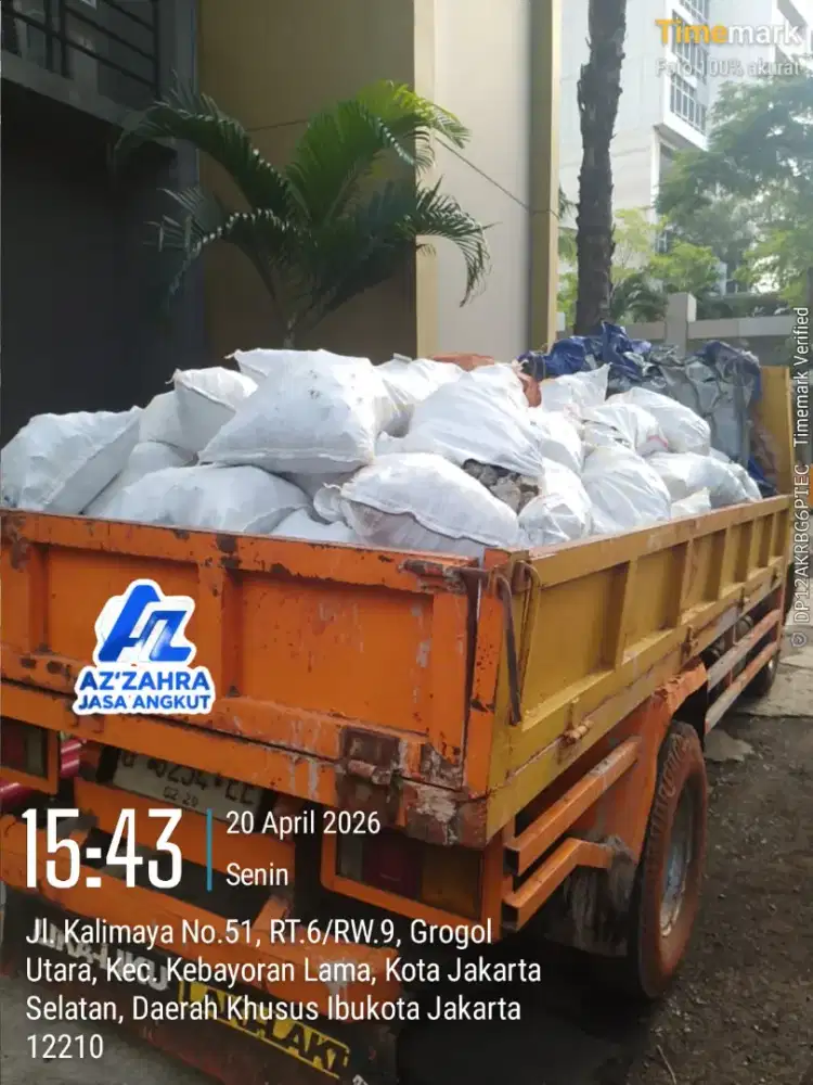 Jasa angkut puing dan buang sampah