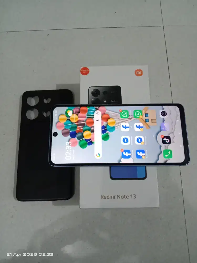 Xiaomi Redmi Note 13 ram 8/128gb lengkap mulus dan normal