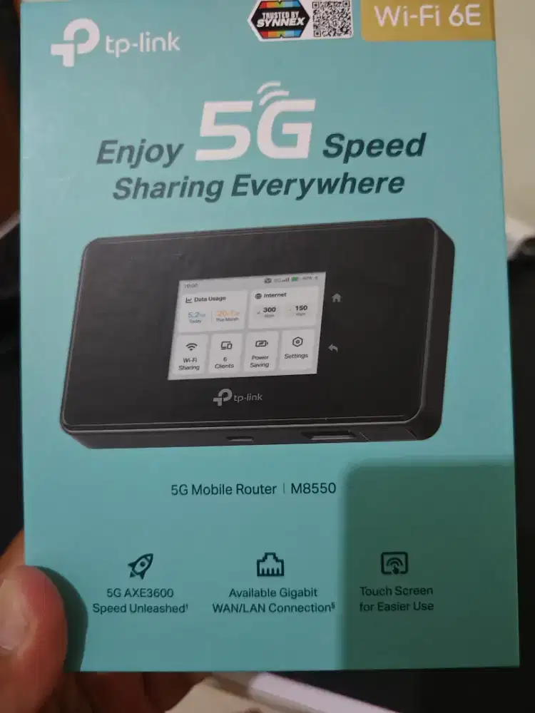 Modem TP-Link M8550 5G wifi 6E