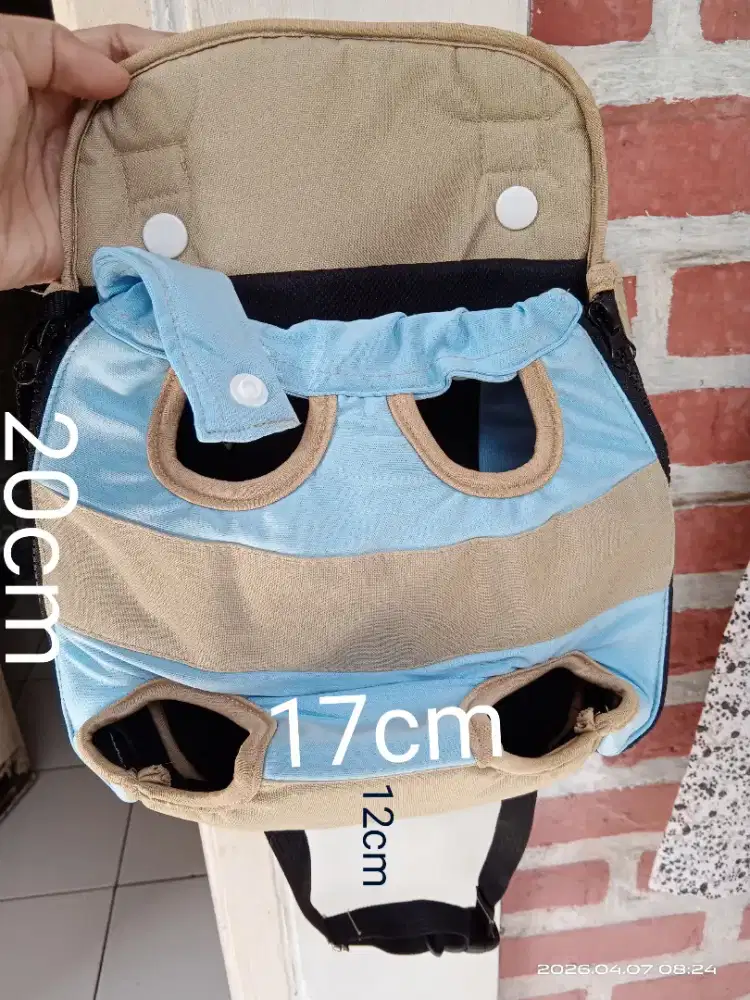 Tas gendong kucing/anjing +tali +dot
