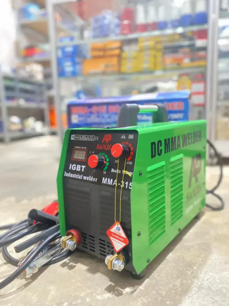 Mesin las MMA 315A 1 Phase AP SANJIA LISTRIK IGBT INVERTER DC 1 PHASE