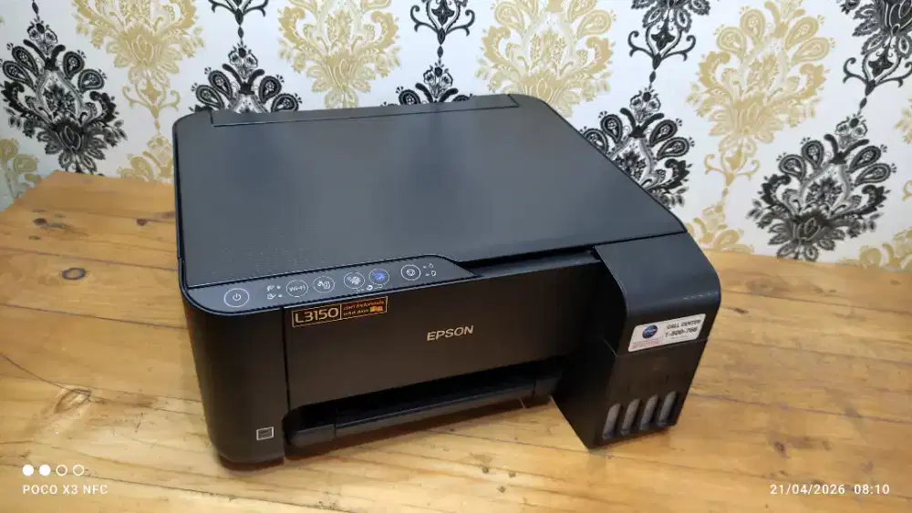 PRINTER ECOTANK L3150, WIFI, PRINT, SCAN, & COPY KONDISI NORMAL