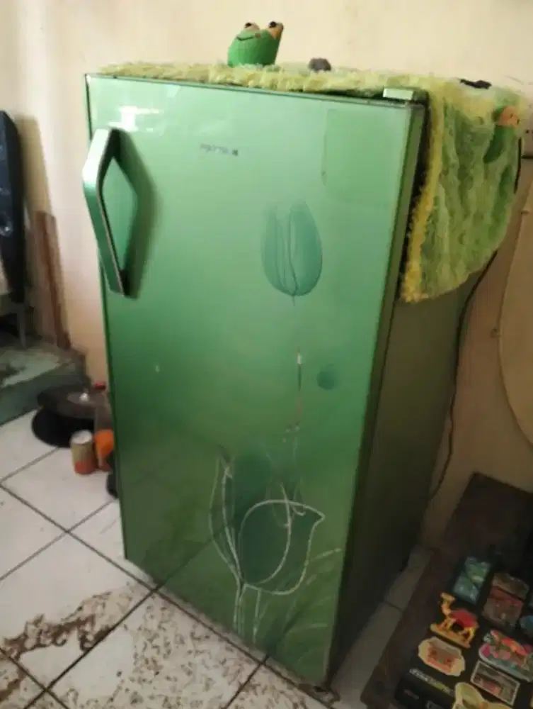 Kulkas polytron belezza hijau