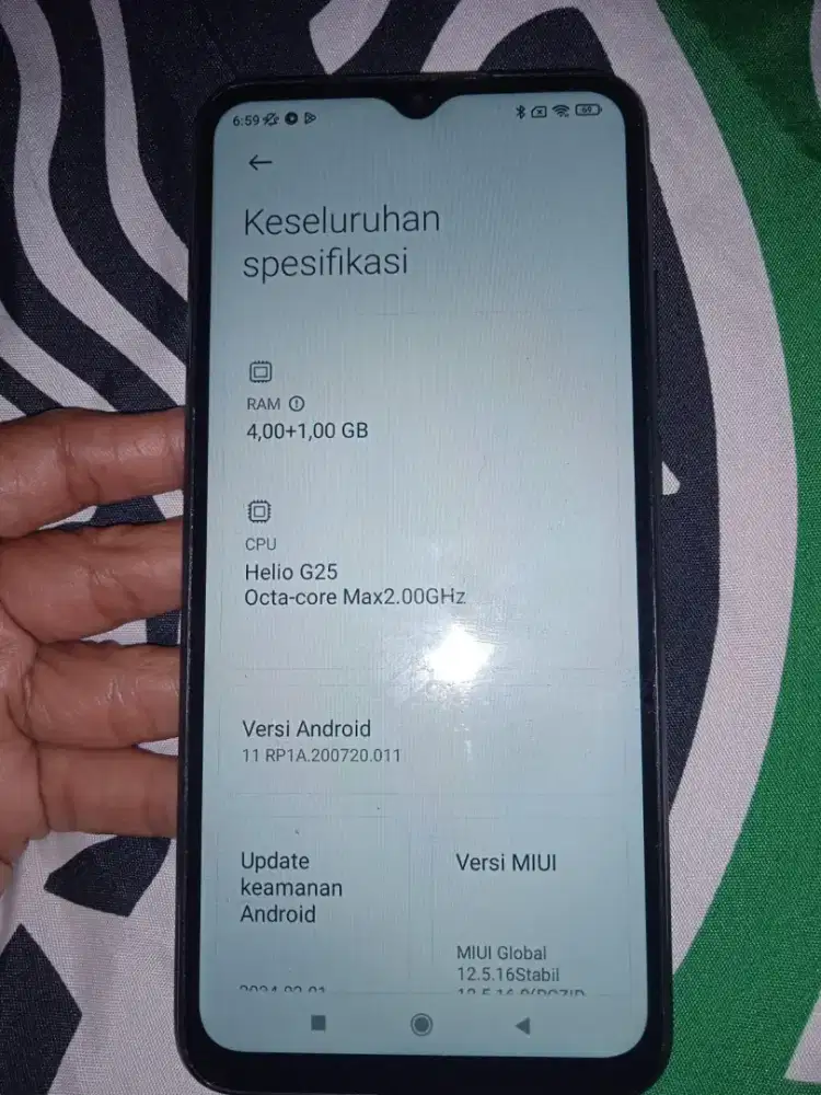 Xiaomi redmi 10A RAM 4+1
