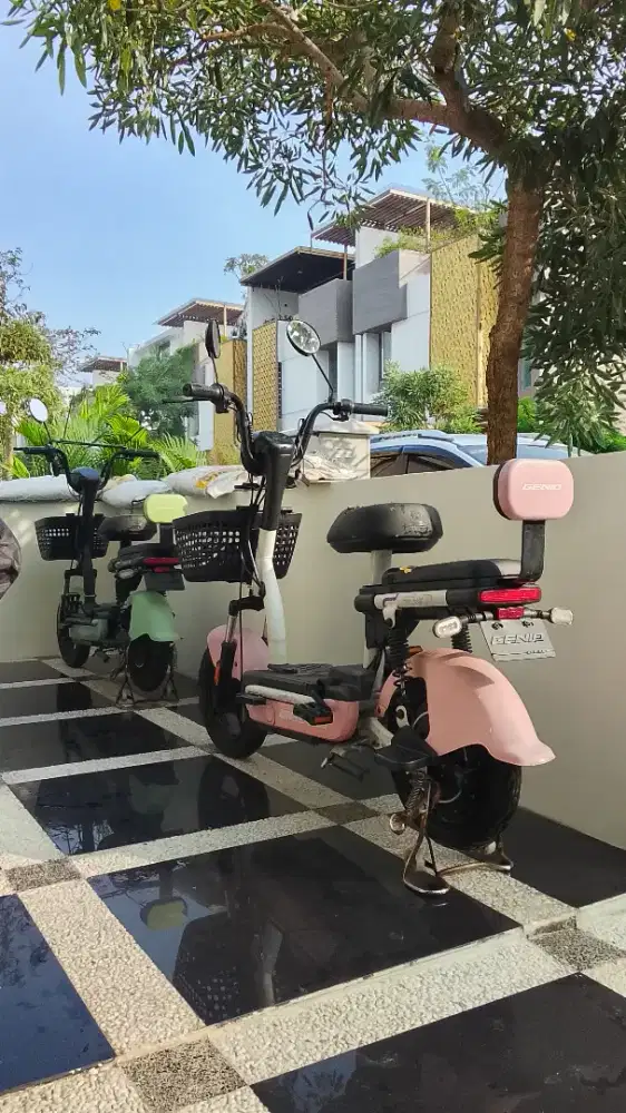 Jual Sepeda Listrik Merk Genio Mau1 Sekaligus 2 Beli Sepeda Listriknya