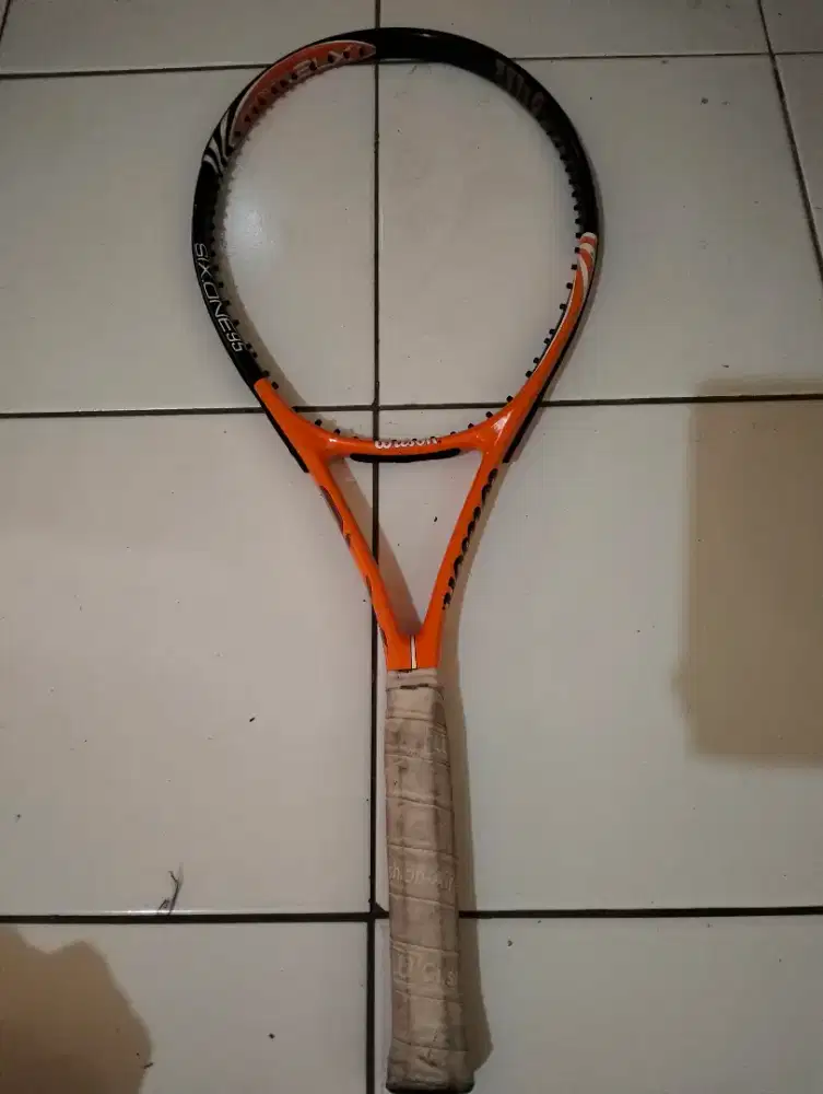 Raket tenis wilson six one 95 kondisi baru