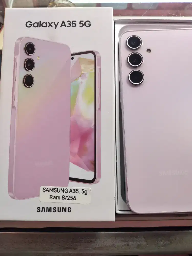 Samsung A35 5g ram8+/256 kotak kabel c ori