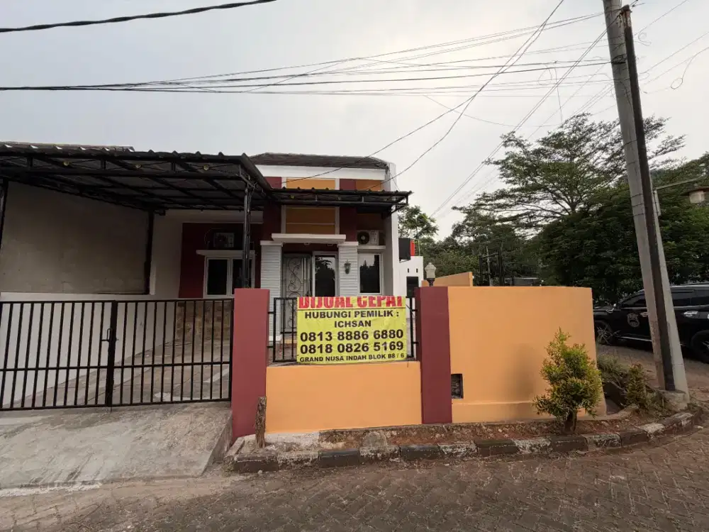 Dijual Cepat Rumah Hook, Posisi Sudut, Tanah Lebih Luas & Siap Huni