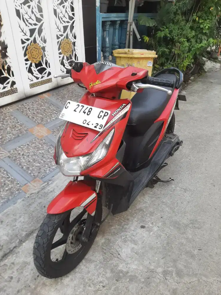 Honda Beat Karbu 2009 ss lengkap mesin bagus plat G Tegal