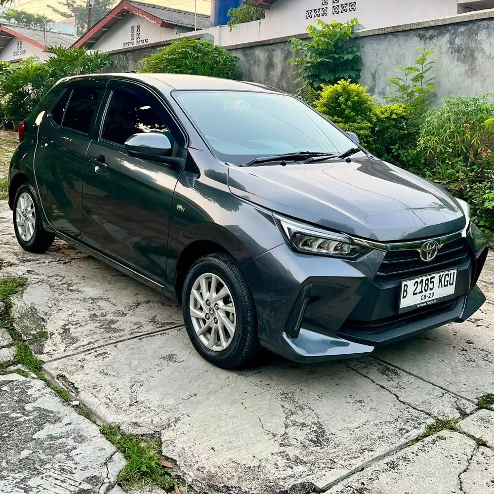 Toyota Agya 2023 1200cc G CVT Matic Abu Metalik Km 25Ribu