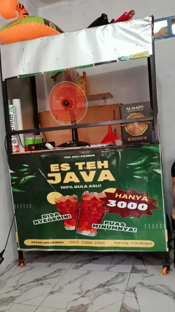 Di Jual Gerobak es teh capcin dll bisa