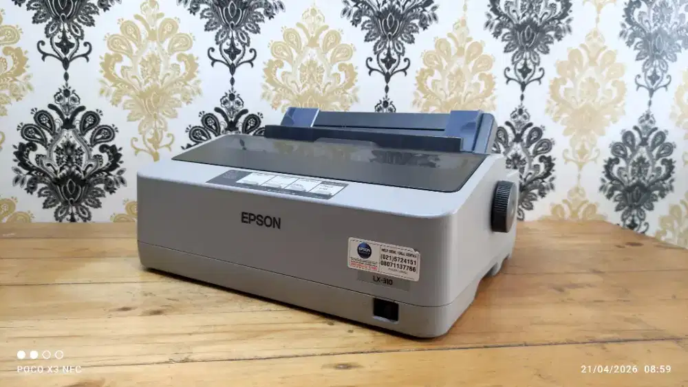 PRINTER DOTMATRIX EPSON LX310, PITA BARU, KONDISI NORMAL SIAP PAKAI