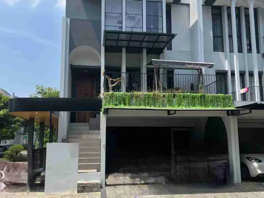 DISEWAKAN RUMAH FURNISHED MEWAH DI CLUSTER AETHER GREENWICH BSD