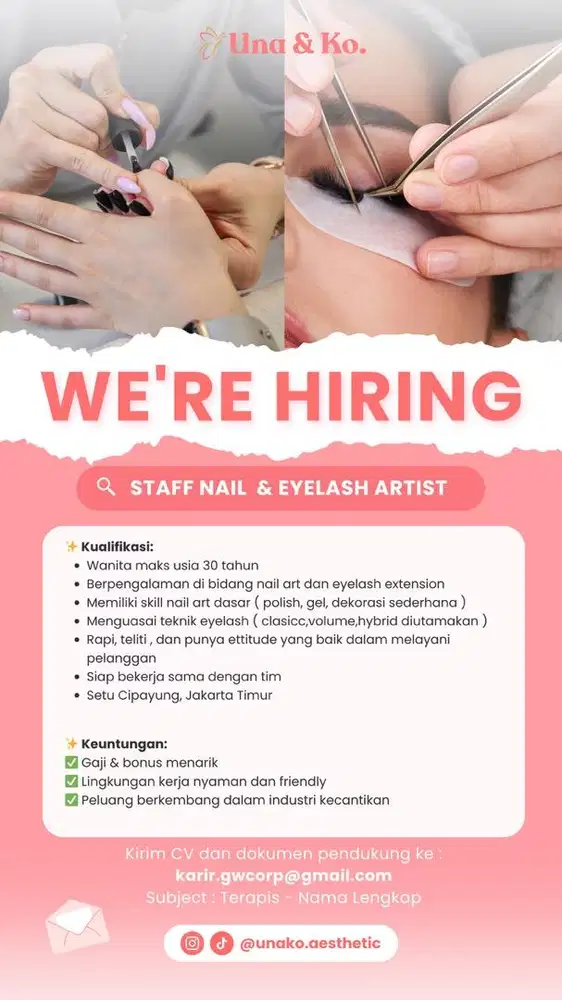 Lowongan Nail artist