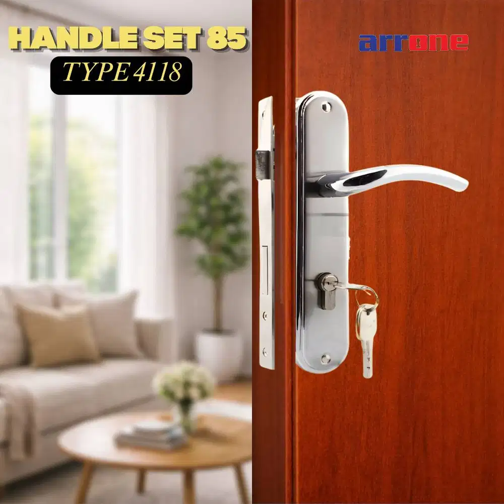HANDLE SET / GAGANG PINTU SET KOMPLIT