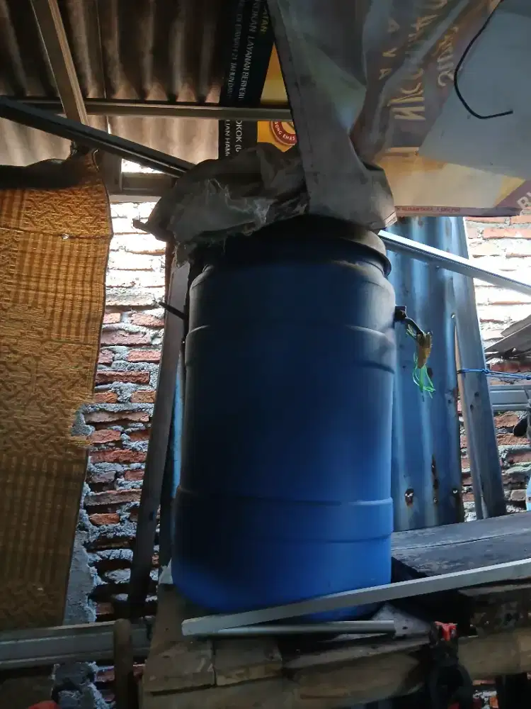 JUAL DRUM PLASTIK BIRU