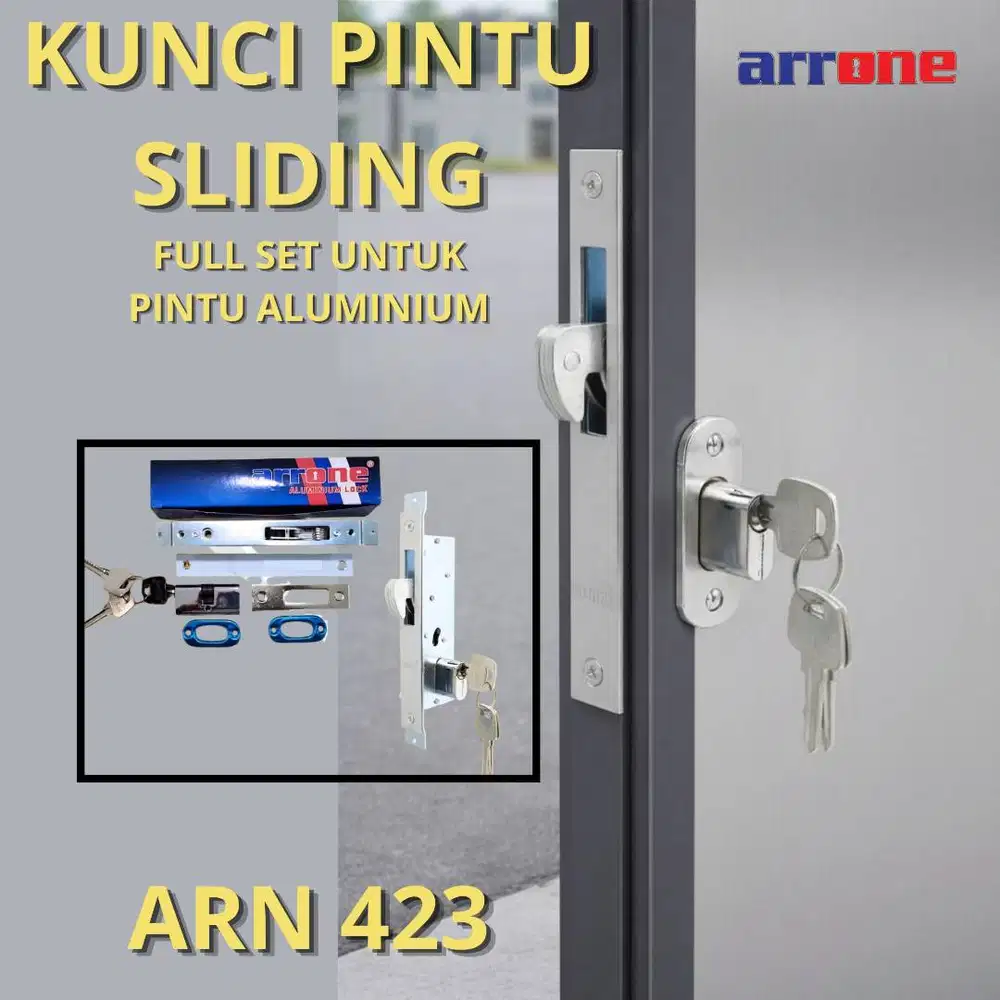 KUNCI PINTU SLIDING ALUMINIUM
