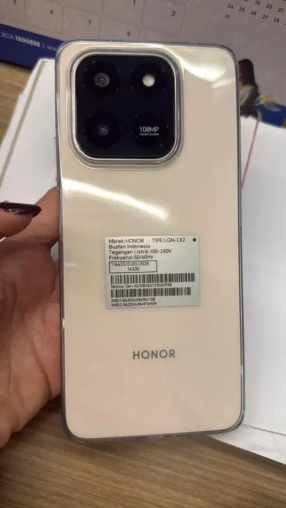Honor X7 d (8/512) Baterai 6500 mah