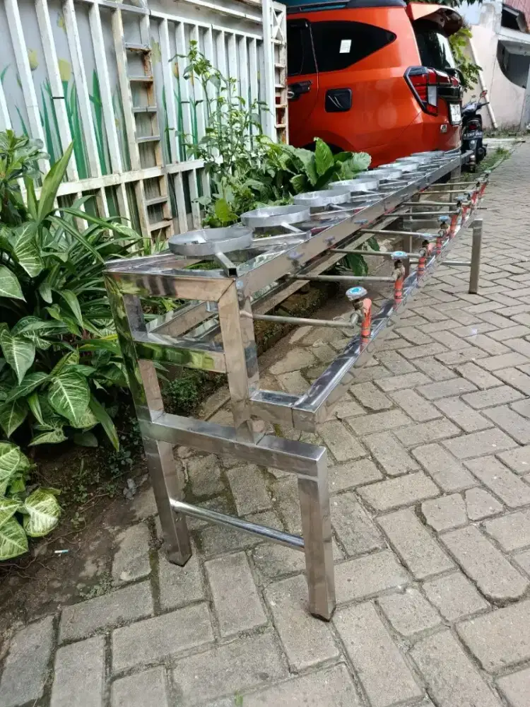 Stove stainles 8 tungku