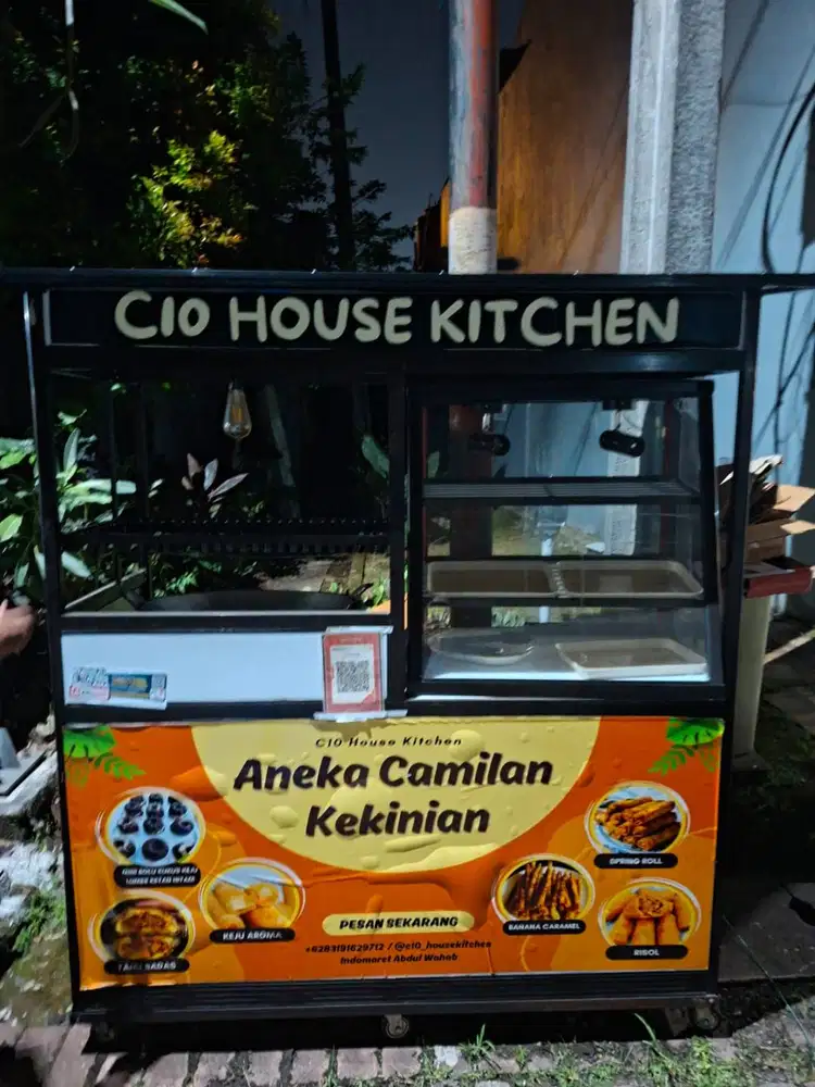 DIJUAL GEROBAK UMKM JAJANAN & GORENGAN