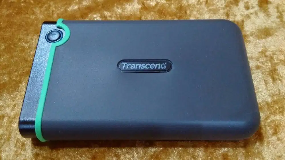 Hardisk HDD Eksternal Transcend ANTI SHOCK Kapasitas 1TB Lancar Normal