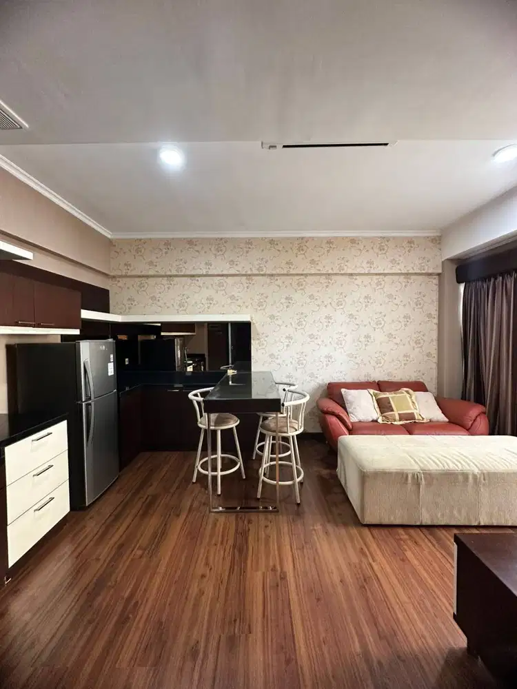 SEWA TAHUNAN APARTEMEN WATERPLACE RESIDENCE 2BR LOW FLOOR INTERIOR