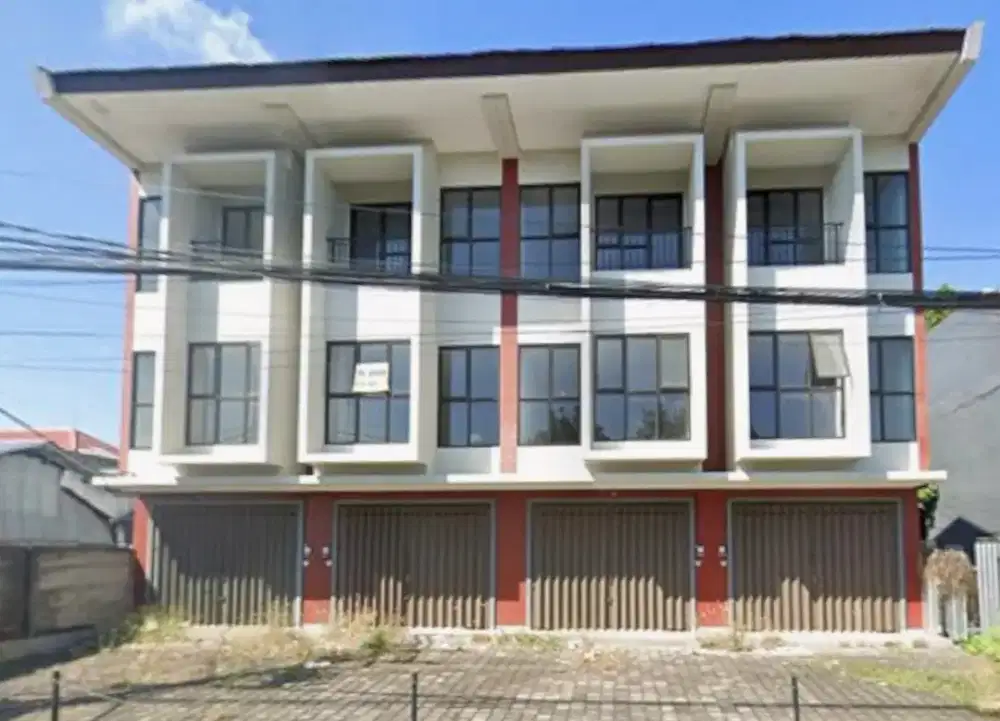 Disewakan Ruko 3 Lantai + Parkir Luas – Cocok Klinik / Kantor–Denpasar