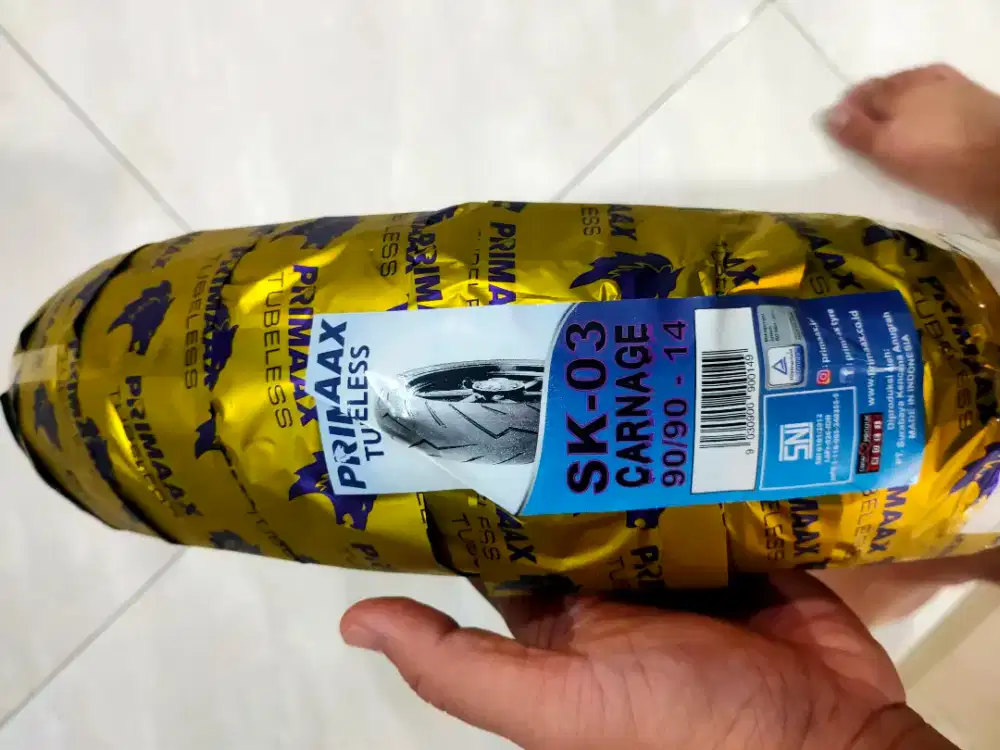 Dijual Ban Motor Primaxx tubless Sk03 90\90 R14