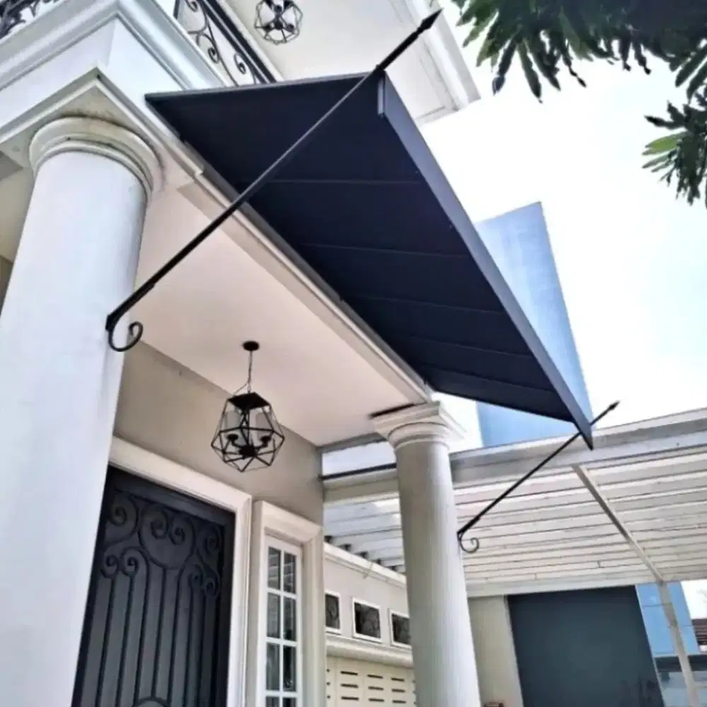 Kanopi kaen/rangka hollow galvanis