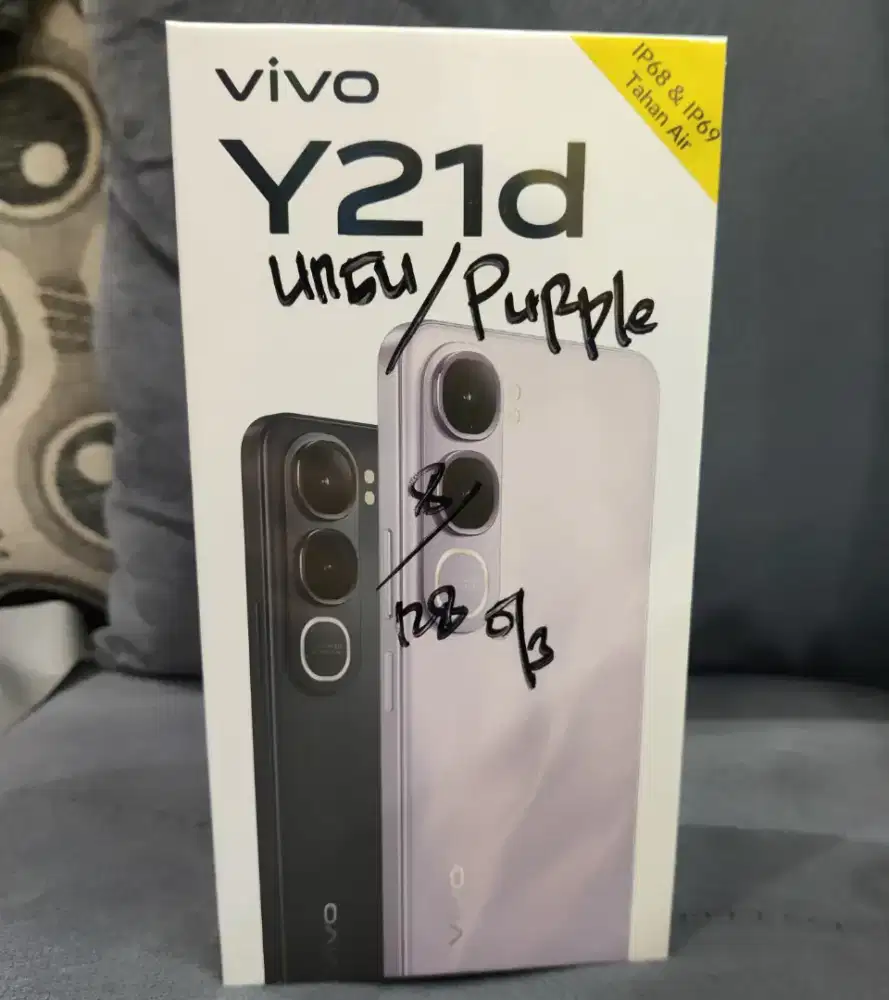 VIVO Y21D 8GB+128GB Purple BNIB Garansi Resmi Indonesia