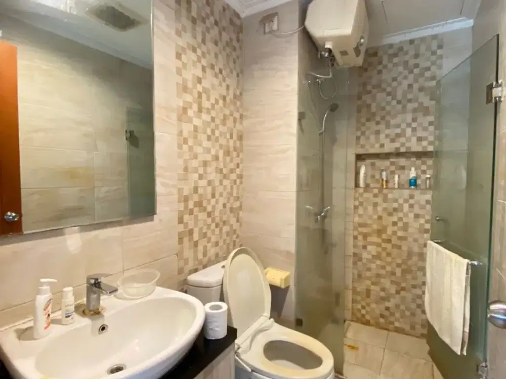 2BR plus furnish bagus SIAP HUNI Apt.Royal Mediterania Garden Tanjung Duren