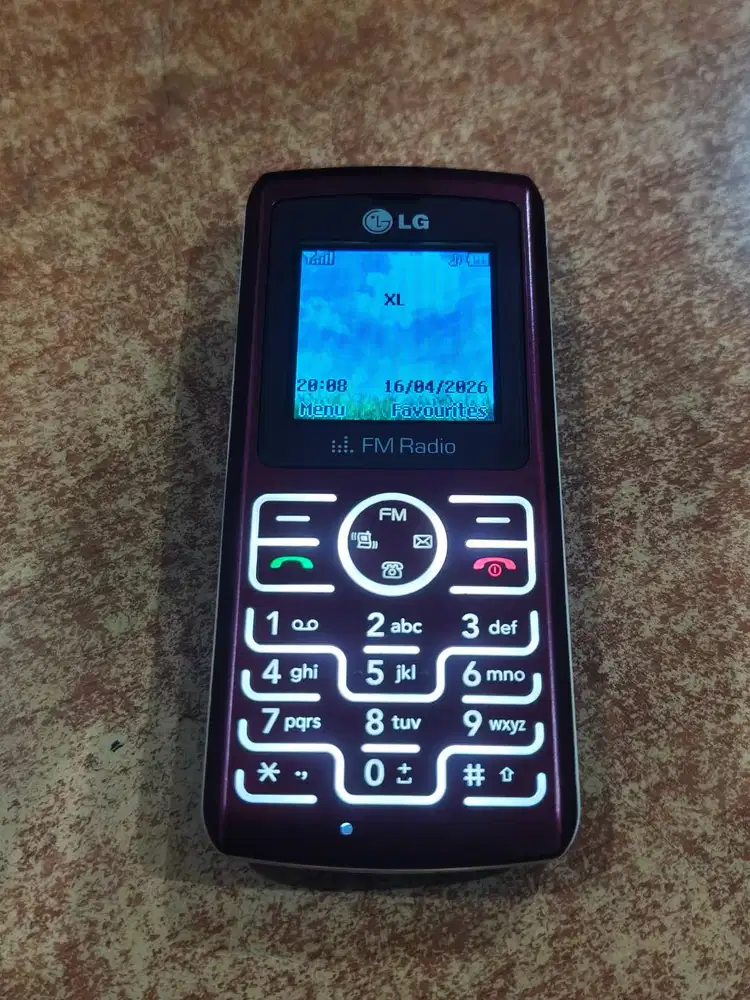 Feature Phone Jadul LG KG288 FM Radio Original Fullset IMEI Tembus Gan