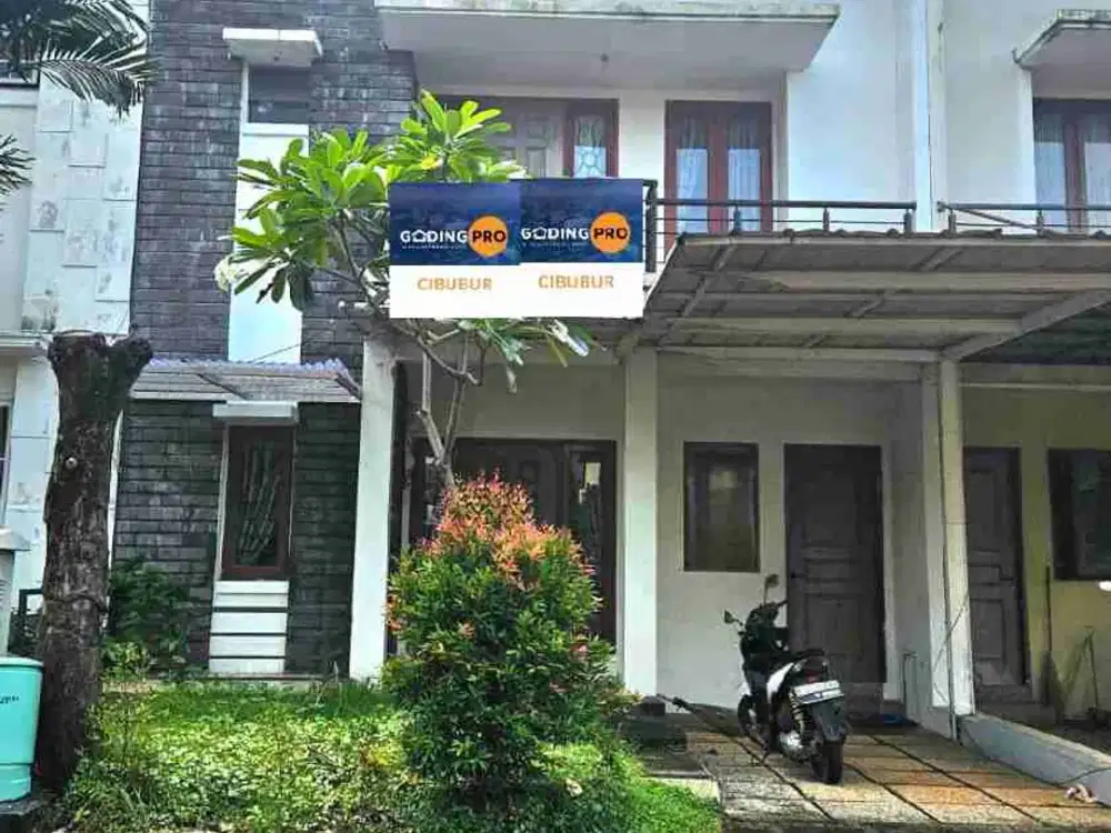 dijual rumah di Raffles Hills cibubur depan taman
