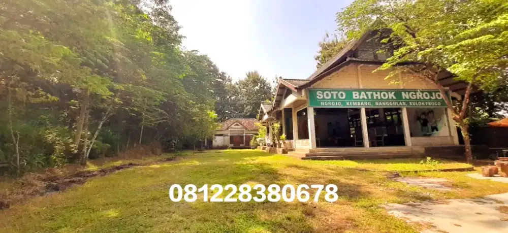 BU lahan ex kuliner soto di jalan Kenteng - Nanggulan, jalur kuliner