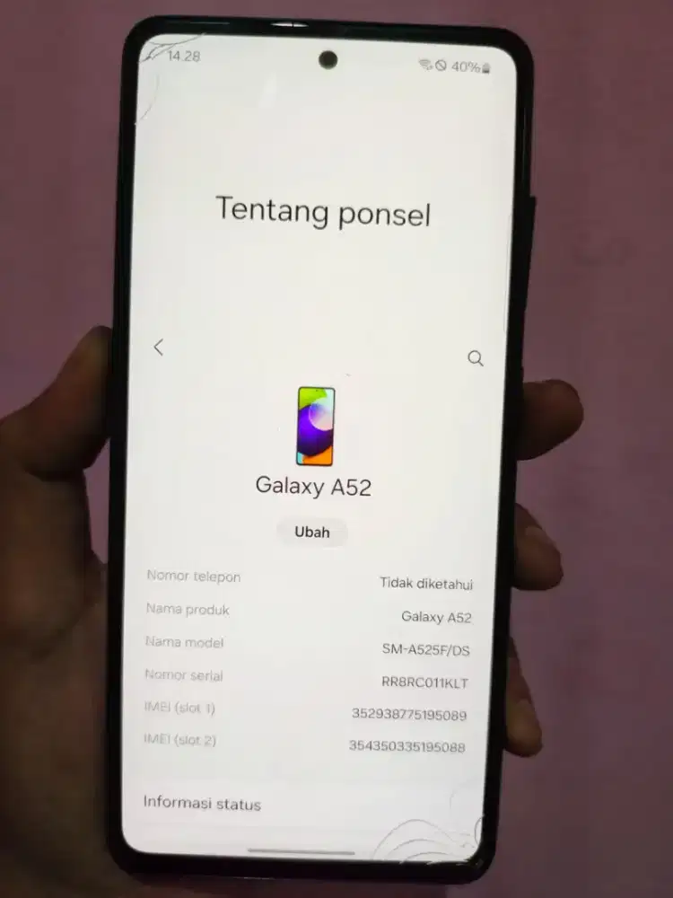 Samsung A52 Ram 8/128 Resmi sein Murah aja