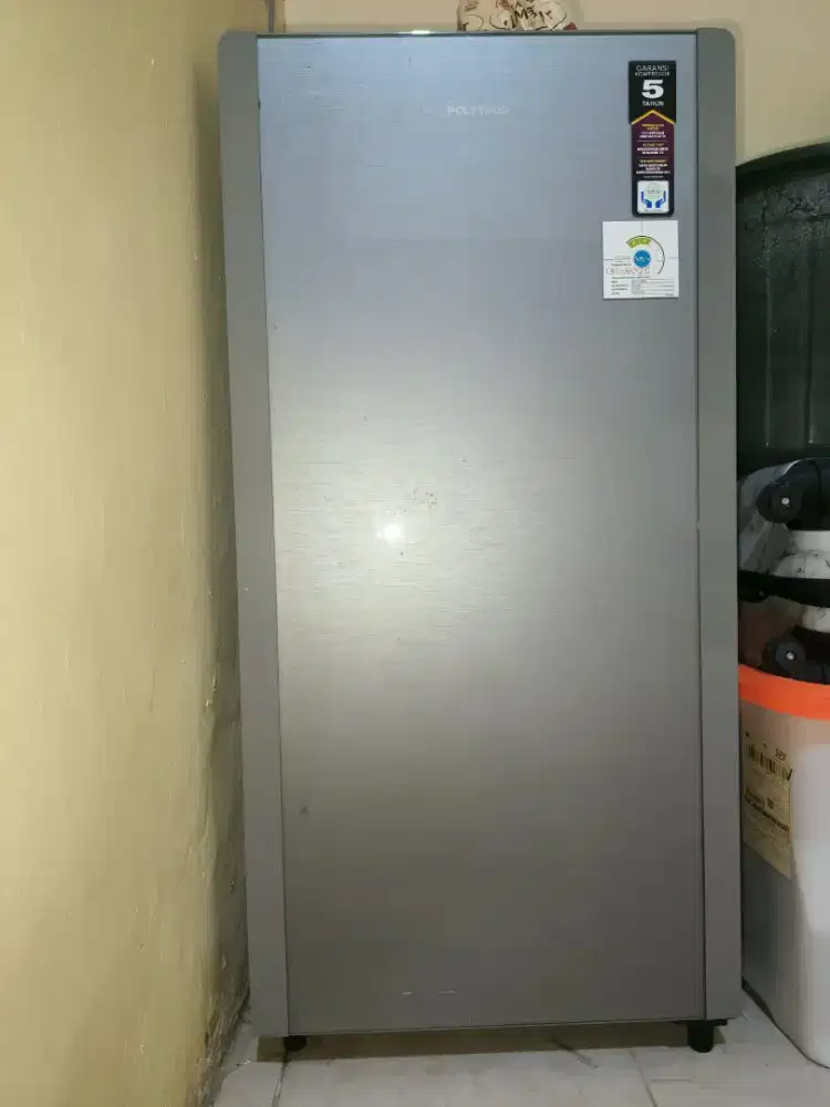 Kulkas 1 Pintu Polytron PRA 15 CMS – 150 Liter (Pintu Kaca)