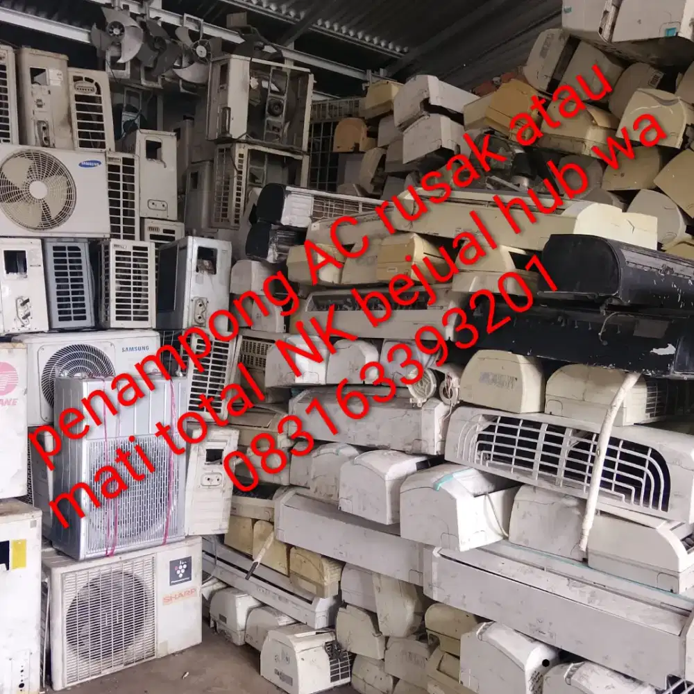 Terima AC bekas atau rusak total