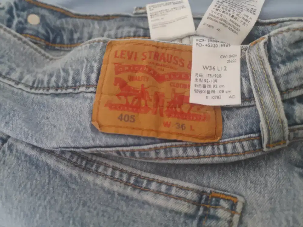 Levi's 405 Standard Shorts Denim Shorts Men Dark Blue 405  W36  L12