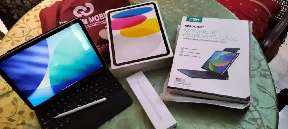 Ipad gen 10 silver, cell wifi, 256gb, ex ibox, komplit set