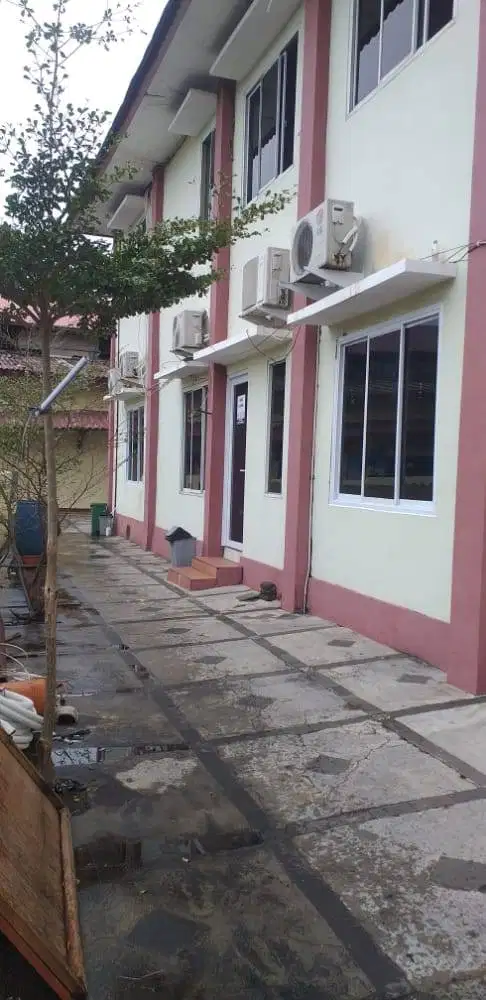 Pasang Sekat - Plafon Gypsum - PVC + Kusen Aluminium Alumunium